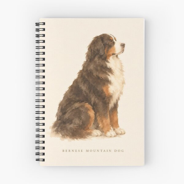 Item preview, Bernese Mountain Dog Watercolor Portrait | Minimalist Dog Breed Wall Art | Pet Lover Gift designed and sold by FixationStudio.