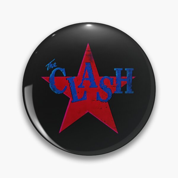 Item preview, The Clash Distressed Offset Star Graphic designed and sold by moonlitheavens.