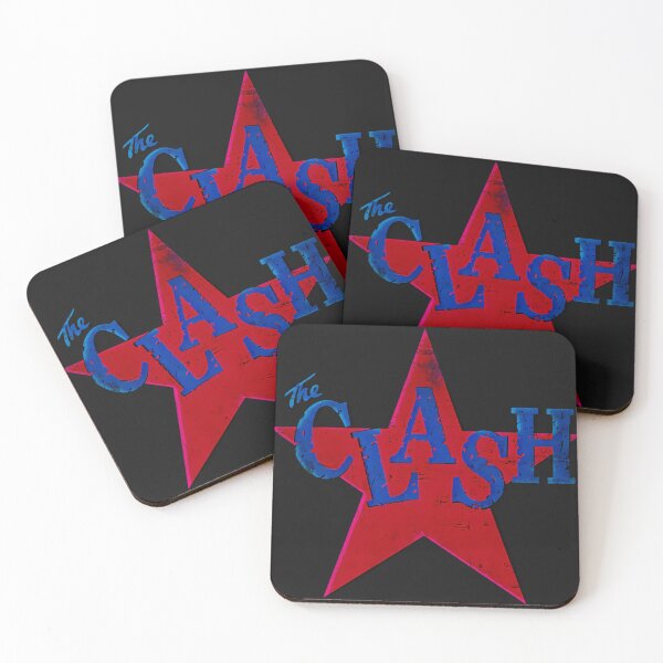 Item preview, The Clash Distressed Offset Star Graphic designed and sold by moonlitheavens.