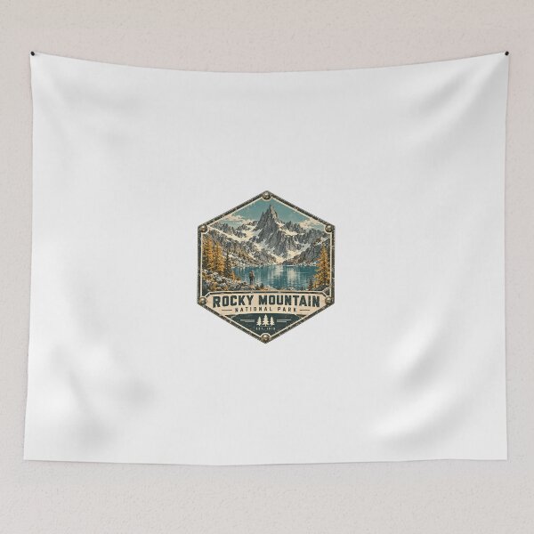 Item preview, Rocky Mountain National Park Est. 1915 National Park Mountain Hiking Outdoors Traveler Souvenir designed and sold by Simsimah26Parks.