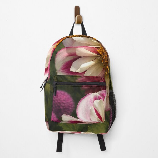 Item preview, White and pink dahlia designed and sold by Sarah Curtiss.