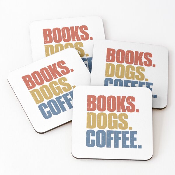 Item preview, Books Dogs Coffee Book Lover Dog Owner Coffee Drinker Reading Canine Lifestyle designed and sold by RetroMini2026.