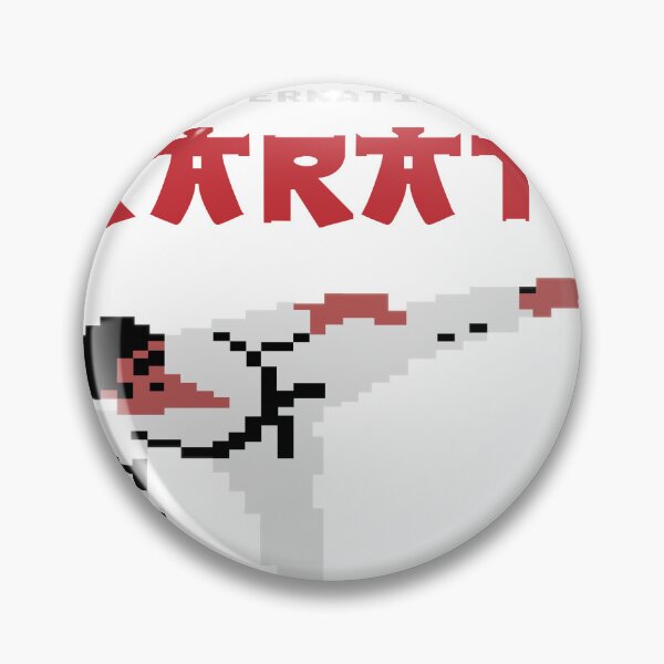 Item preview, International karate_white man and logo designed and sold by AlienAardvark.