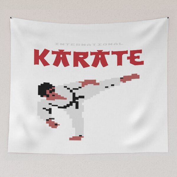 Item preview, International karate_white man and logo designed and sold by AlienAardvark.