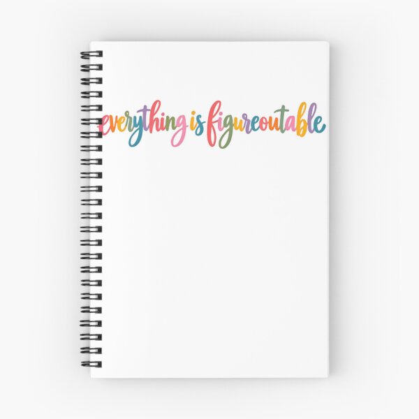 Item preview, Everything Is Figureoutable Motivational Quote Problem Solver Mindset designed and sold by SkeletonsDanger.