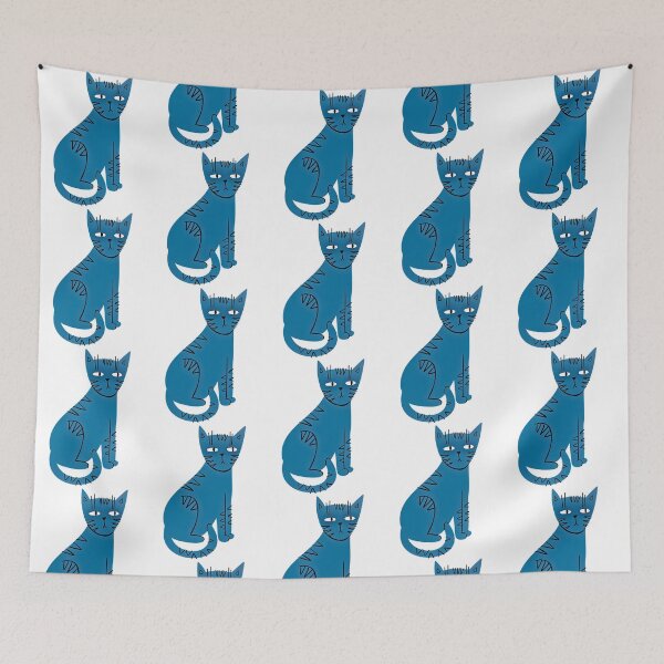 Aperçu de l'œuvre Chat bleu créée et vendue par vyan-aendley.