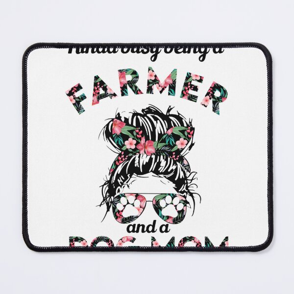 Item preview, Farmer Woman and Dog Mom Rustic Country Life Illustration designed and sold by PegaGamer.