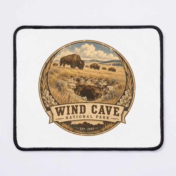 Item preview, Wind Cave National Park Est 1903 South Dakota Bison Wildlife Nature Explorer designed and sold by Simsimah26Parks.