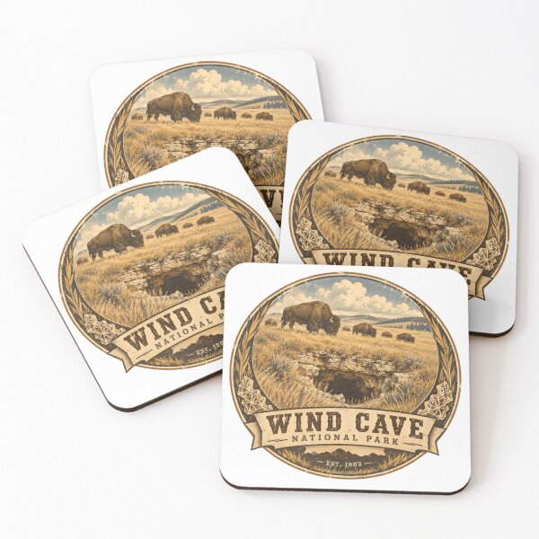 Item preview, Wind Cave National Park Est 1903 South Dakota Bison Wildlife Nature Explorer designed and sold by Simsimah26Parks.