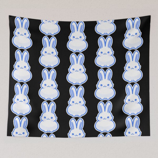 Aperçu de l'œuvre T-shirt lapin bleu créée et vendue par vyan-aendley.