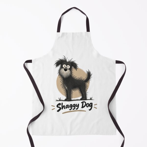 Item preview, Shaggy Scruffy Doodle Dog Illustration Design designed and sold by Piiouf.