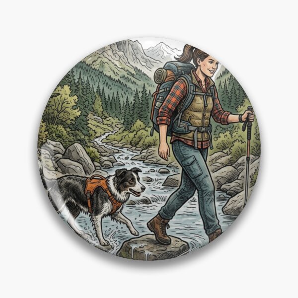 Item preview, Trail Dog River Crossing designed and sold by meghnad.