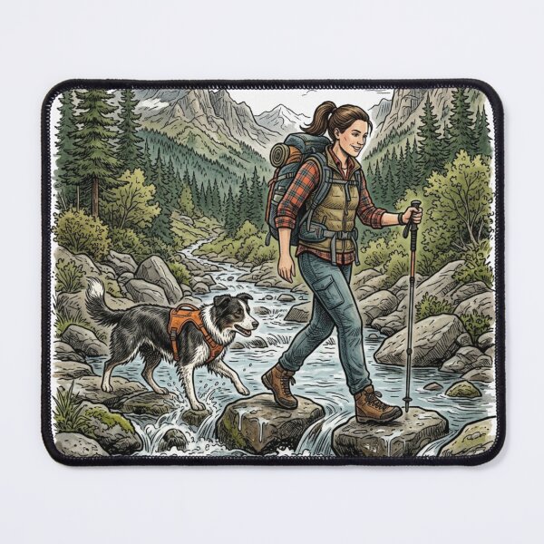 Item preview, Trail Dog River Crossing designed and sold by meghnad.