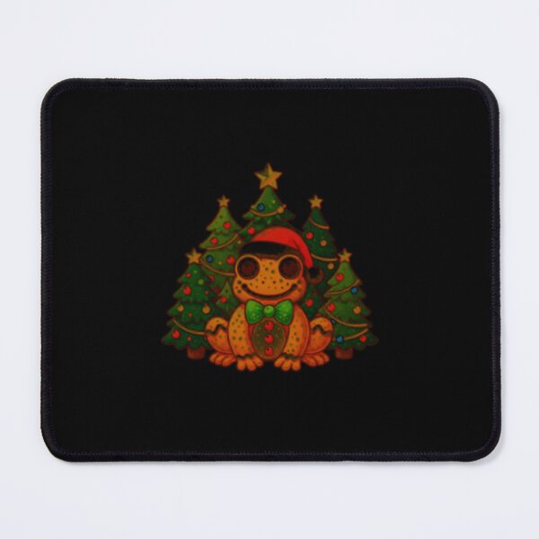 Item preview, Cool Christmas Toad with Sunglasses and Festive Trees designed and sold by MiALopezArt.