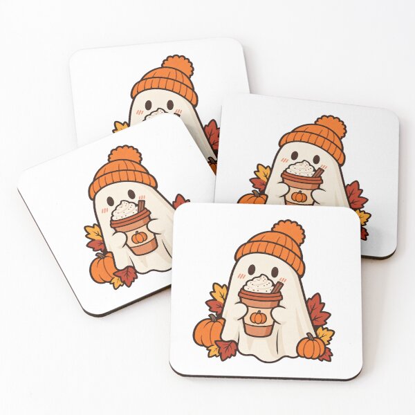 Item preview, Cute Ghost Pumpkin Spice Latte, Fall Autumn Cozy Halloween designed and sold by wingoo22.