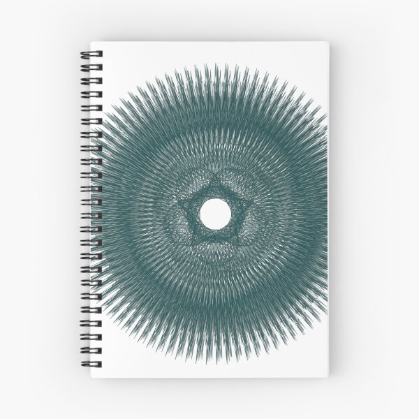 Item preview, Intricate Teal Geometric Spirograph Pattern  designed and sold by RAJASWARSTORE.