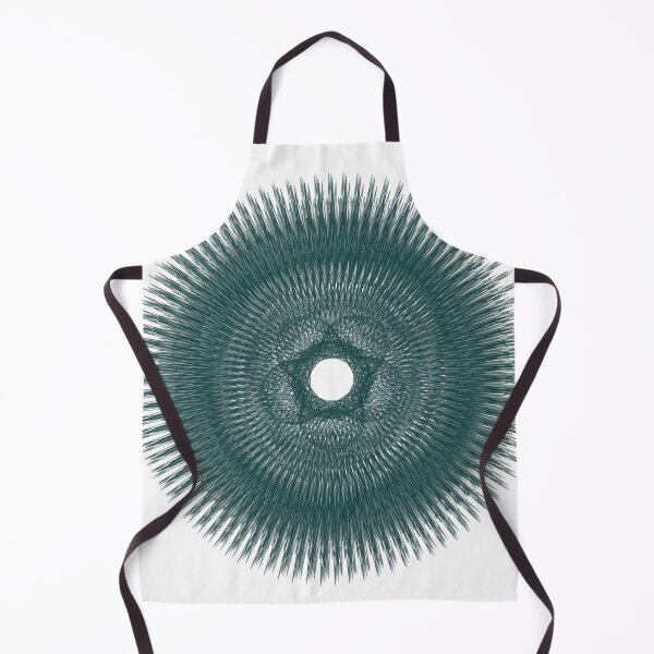 Item preview, Intricate Teal Geometric Spirograph Pattern  designed and sold by RAJASWARSTORE.