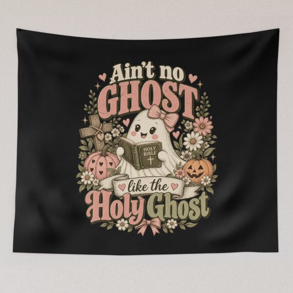 Item preview, Aint No Ghost Like The Holy Ghost Cute Christian Fall Design designed and sold by RamonaTeal.