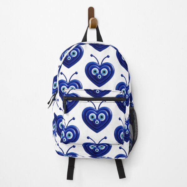 Item preview, Cute Evil Eye Heart Mascot Protection Symbol Art designed and sold by Breezes-of-Ida.