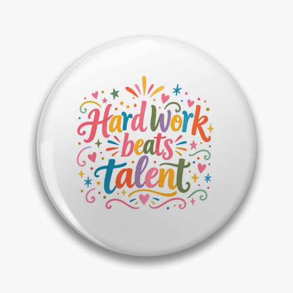 Item preview, Hard Work Beats Talent Motivation Success Mindset Inspiration designed and sold by SkeletonsDanger.