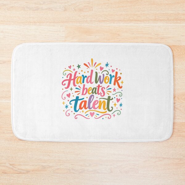 Item preview, Hard Work Beats Talent Motivation Success Mindset Inspiration designed and sold by SkeletonsDanger.