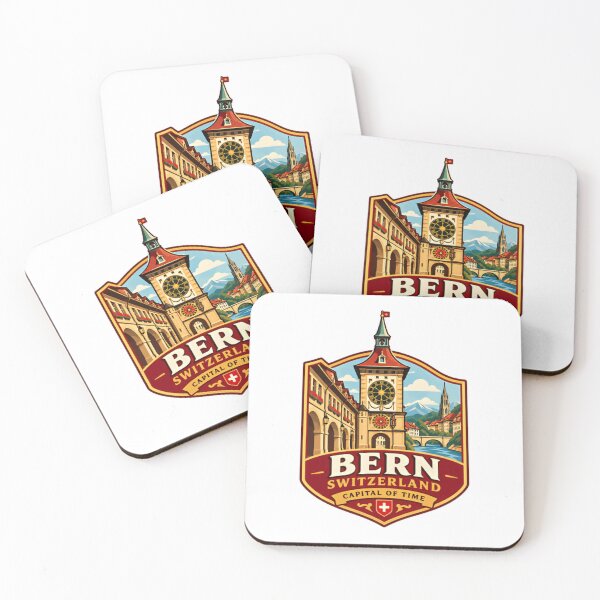 Item preview, Bern Switzerland Capital Of Time European City Travel Souvenir designed and sold by Star3NowForMe.
