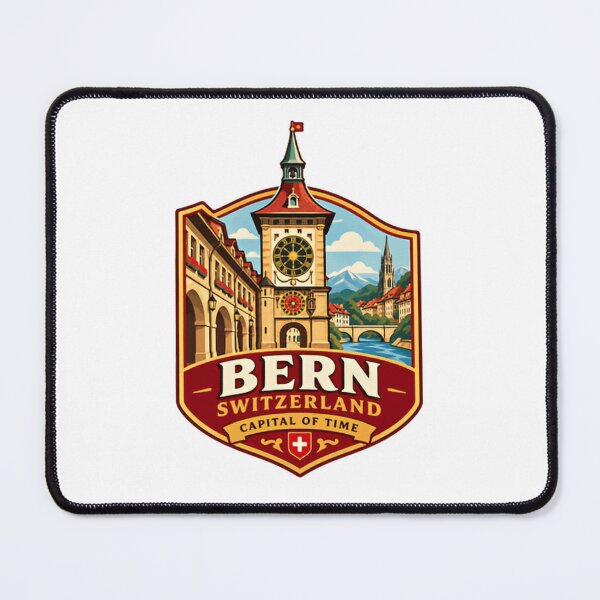 Item preview, Bern Switzerland Capital Of Time European City Travel Souvenir designed and sold by Star3NowForMe.