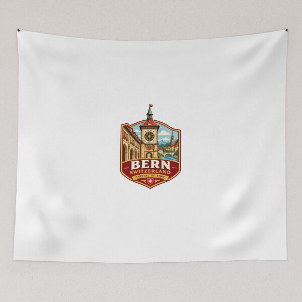 Item preview, Bern Switzerland Capital Of Time European City Travel Souvenir designed and sold by Star3NowForMe.