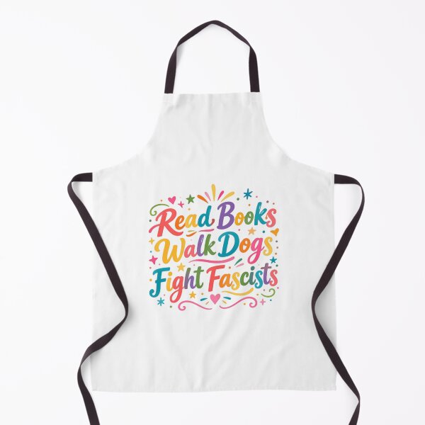 Item preview, Read Books Walk Dogs Fight Fascists Progressive Activist Human Rights designed and sold by SkeletonsDanger.