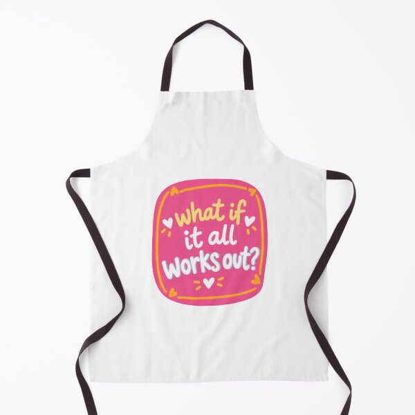 Item preview, What If It All Works Out? Positive Thinking Inspiration Motivation Optimism Encouragement designed and sold by SkeletonsDanger.
