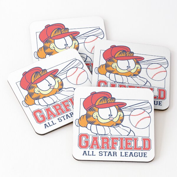 Item preview, Garfield All Star League Baseball Retro Cartoon Character designed and sold by Fridareenholt.