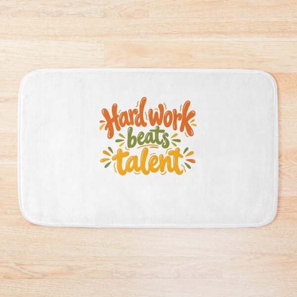 Item preview, Hard Work Beats Talent Motivational Inspirational Success Mindset designed and sold by SkeletonsDanger.