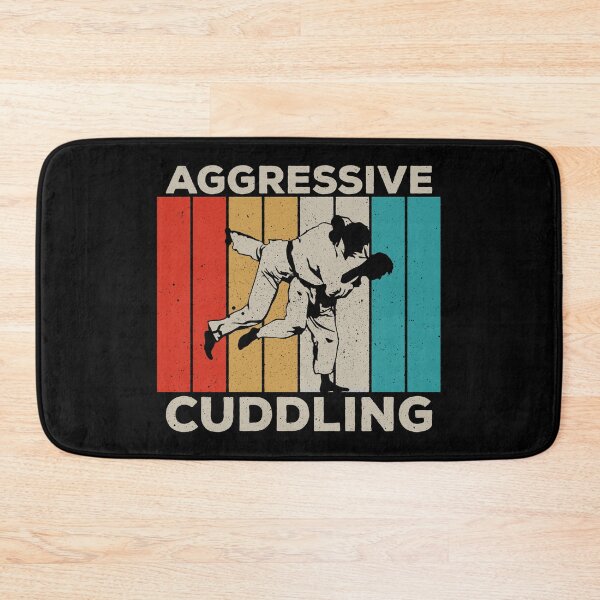 Item preview, Aggressive Cuddling - Funny Brazilian Jiu Jitsu Retro Gift designed and sold by marthavelony.