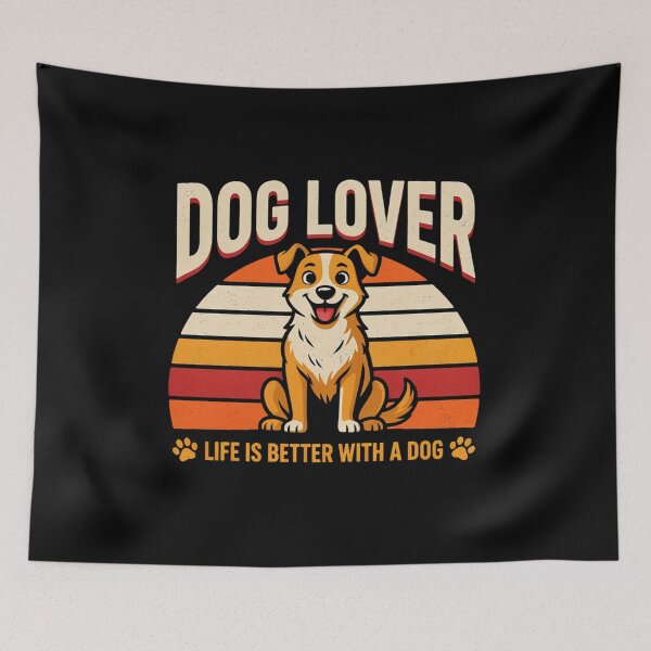 Item preview, Cute Dog Lover With Sunrise T-Shirt designed and sold by DegiXblooms.