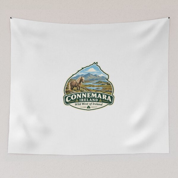 Item preview, Connemara Ireland Wild West Of Ireland Connemara Pony Irish Landscape designed and sold by Star3NowForMe.