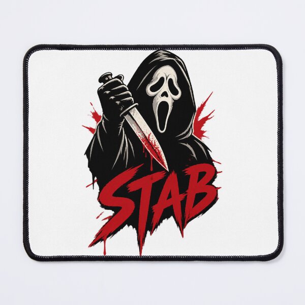 Item preview, Horror Movie Inspired Scream Mask Design with Knife Illustration designed and sold by ArthurBlake.