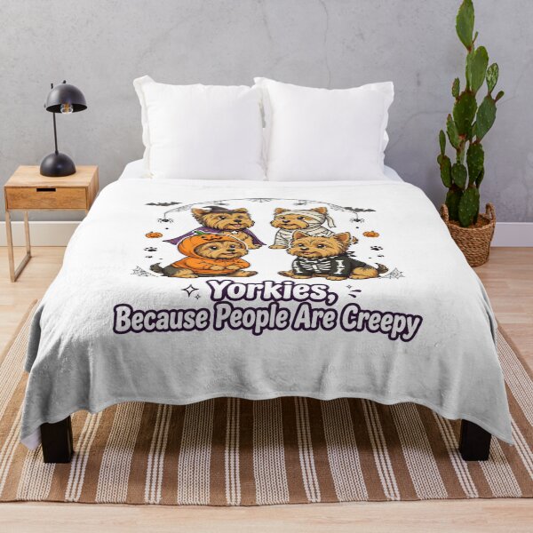 Item preview, Yorkies Halloween Costumes Funny Dog Lover Art designed and sold by OlyvieArt.