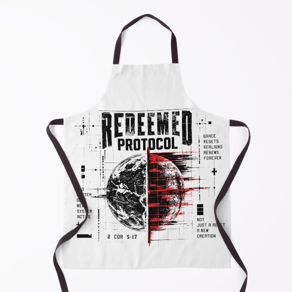 Item preview, Redeemed Protocol | 2 Corinthians 5:17 Christian Tee | New Creation Gift designed and sold by CrossLampCo..