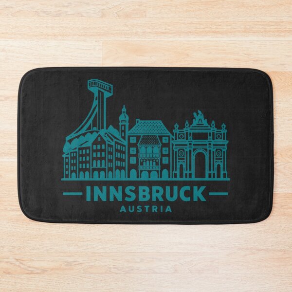 Item preview, Innsbruck Austria Line Art Skyline Poster designed and sold by CMYKStudio.