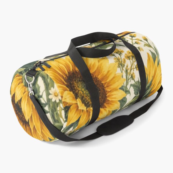 Item preview, Mustard Bohemian Sunflowers and Daisies Botanical designed and sold by scicilysimonee.