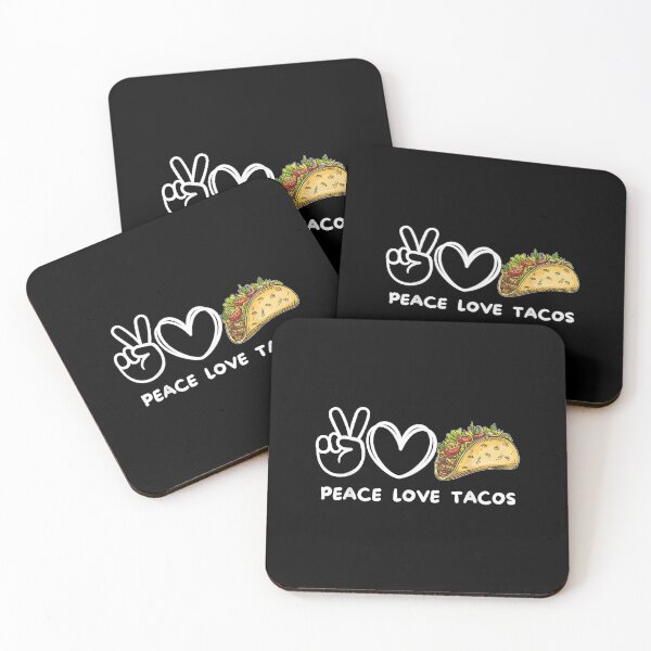 Item preview, Peace, Love Tacos Retro Tacos Lover  designed and sold by MassonCalepon.