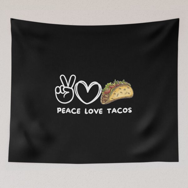 Item preview, Peace, Love Tacos Retro Tacos Lover  designed and sold by MassonCalepon.