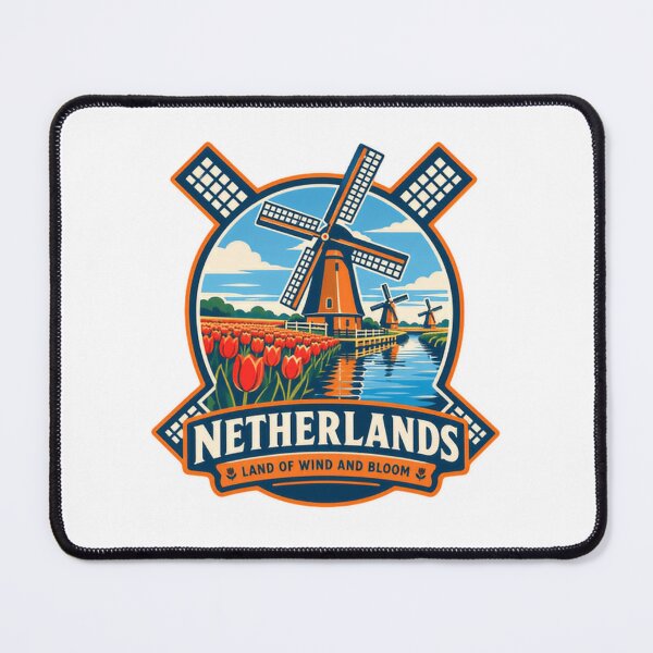 Item preview, Netherlands Land Of Wind And Bloom Holland Travel Souvenir designed and sold by Star3NowForMe.