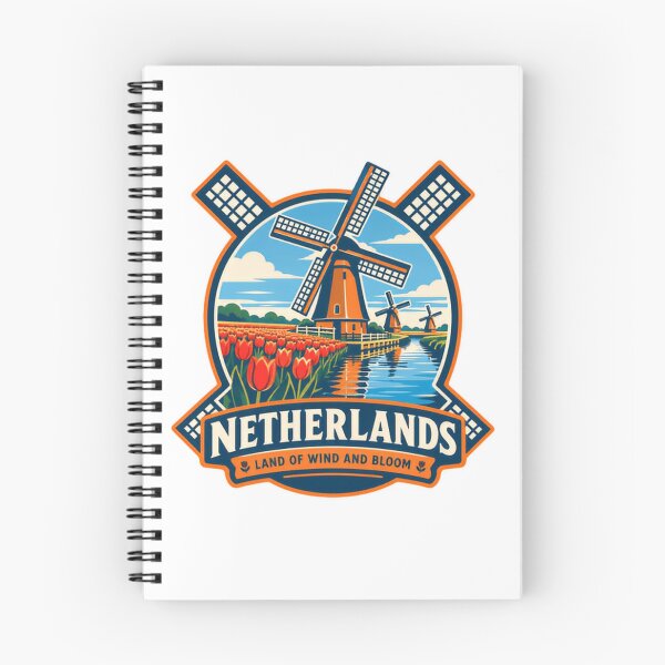 Item preview, Netherlands Land Of Wind And Bloom Holland Travel Souvenir designed and sold by Star3NowForMe.