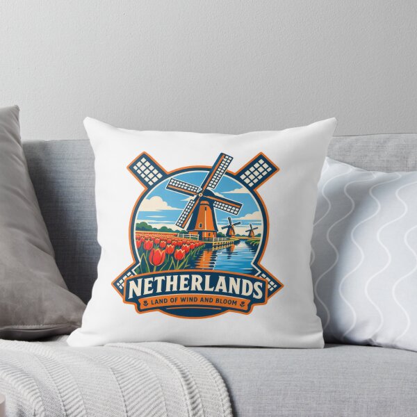 Item preview, Netherlands Land Of Wind And Bloom Holland Travel Souvenir designed and sold by Star3NowForMe.
