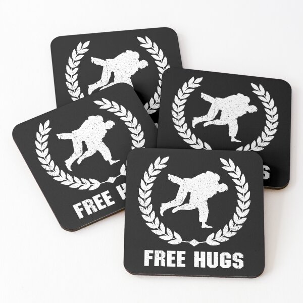 Item preview, Free Hugs - Funny Brazilian Jiu-Jitsu Martial Arts Gift designed and sold by marthavelony.