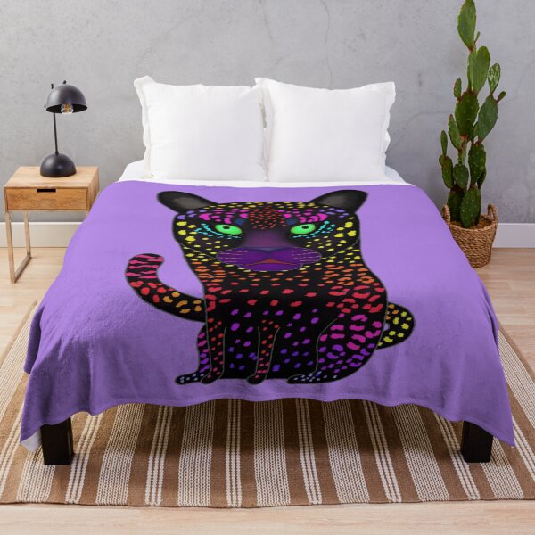 Item preview, Glaring Black Leopard designed and sold by TamaAnimalArt.