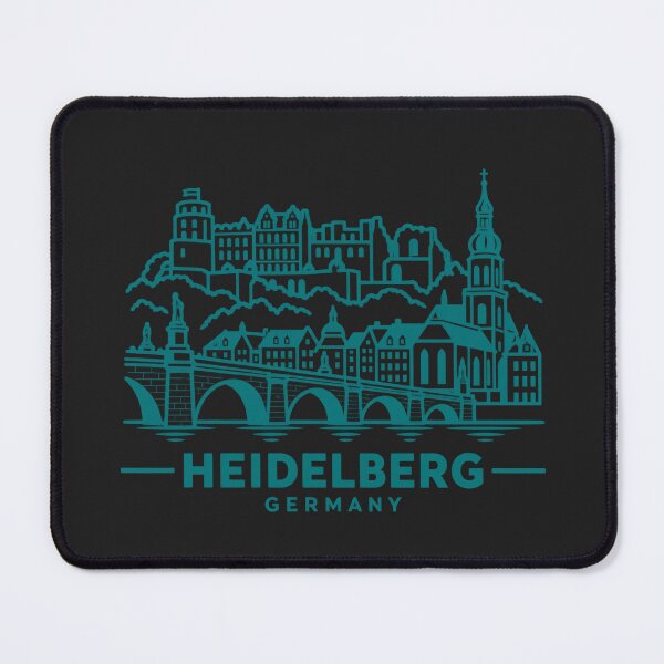Item preview, Heidelberg Germany Line Art Skyline Poster designed and sold by CMYKStudio.
