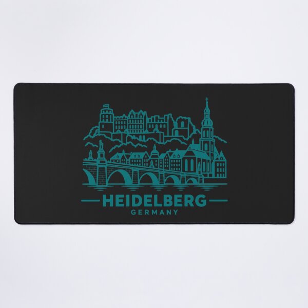 Item preview, Heidelberg Germany Line Art Skyline Poster designed and sold by CMYKStudio.