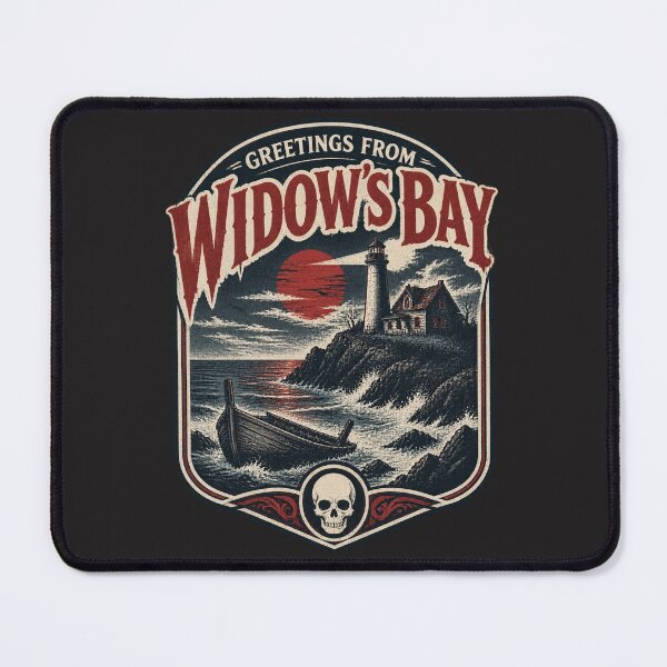 Item preview, Greetings From Widow's Bay Vintage Travel Style Illustration designed and sold by ArthurBlake.